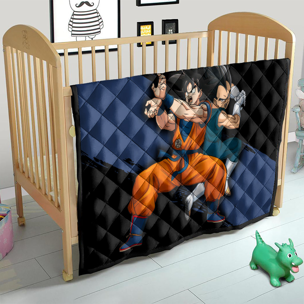 Goku and Vegeta Super Anime Quilt