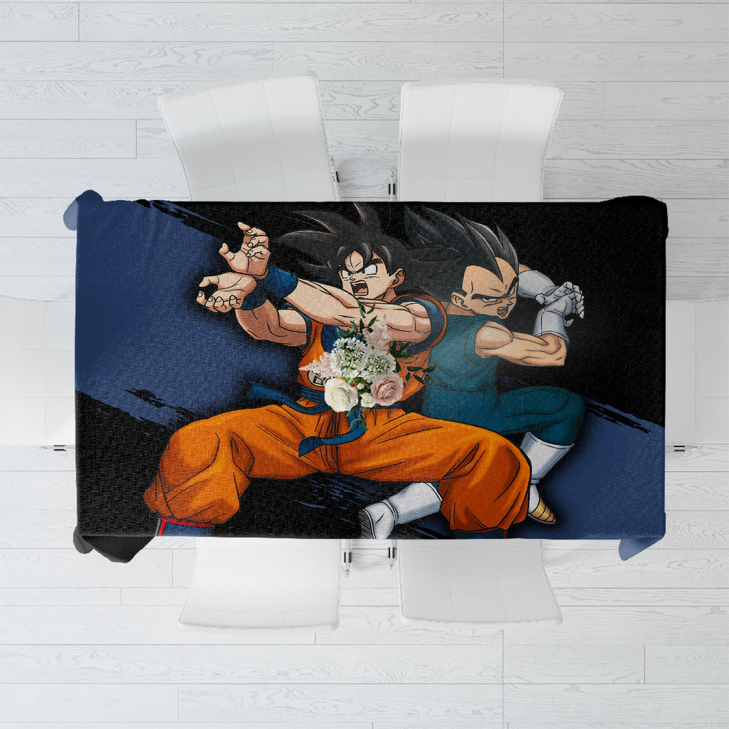 Goku and Vegeta Super Anime Tablecloth
