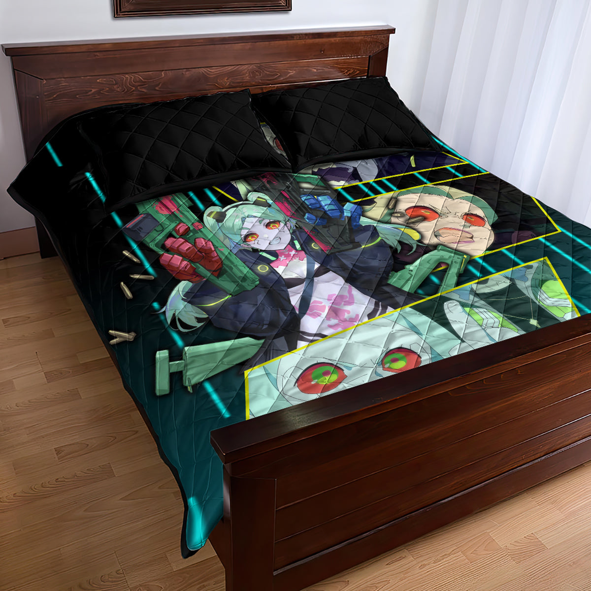 Cyberpunk Rebecca Quilt Bed Set