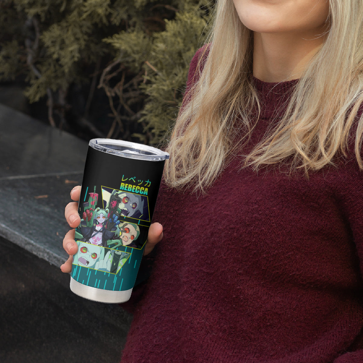 Rebecca Tumbler Cup Cyberpunk