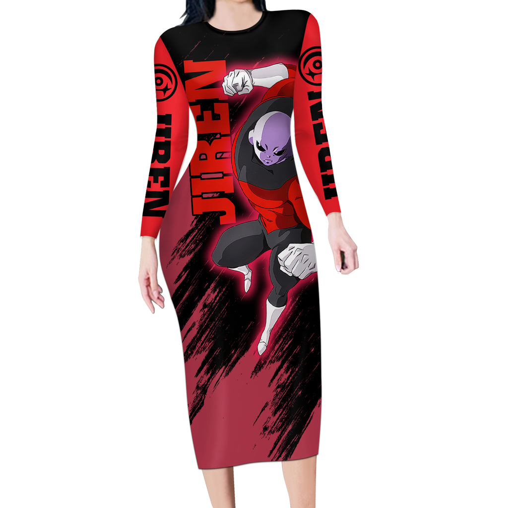Jiren - Dragon Ball Long Sleeve Bodycon Dress