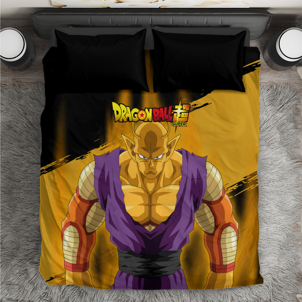 Orange Piccolo Super Anime Bedding Set