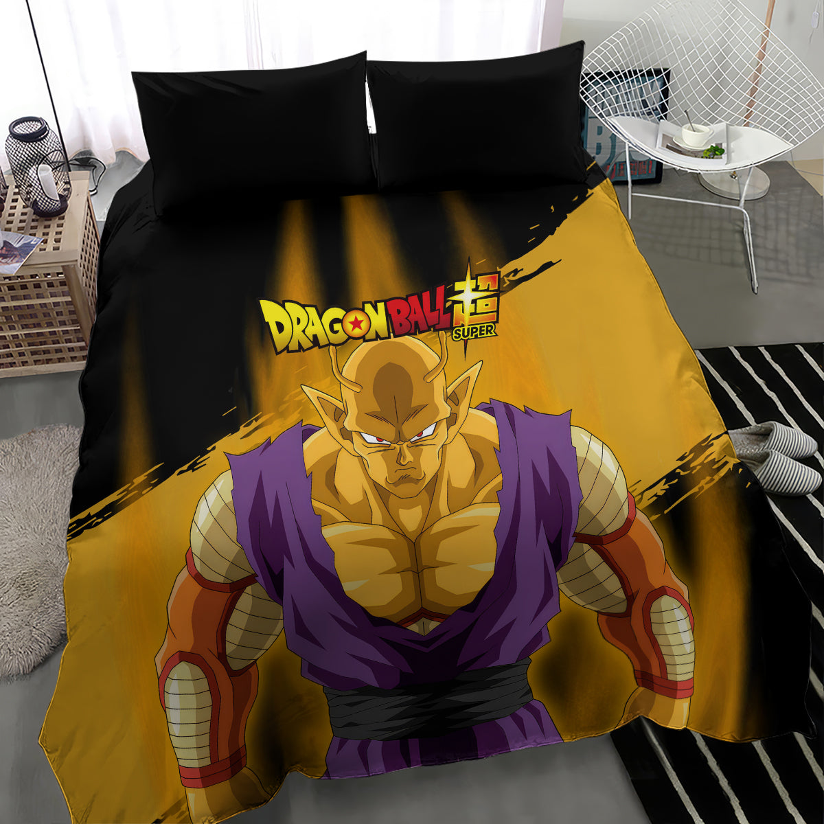 Orange Piccolo Super Anime Bedding Set