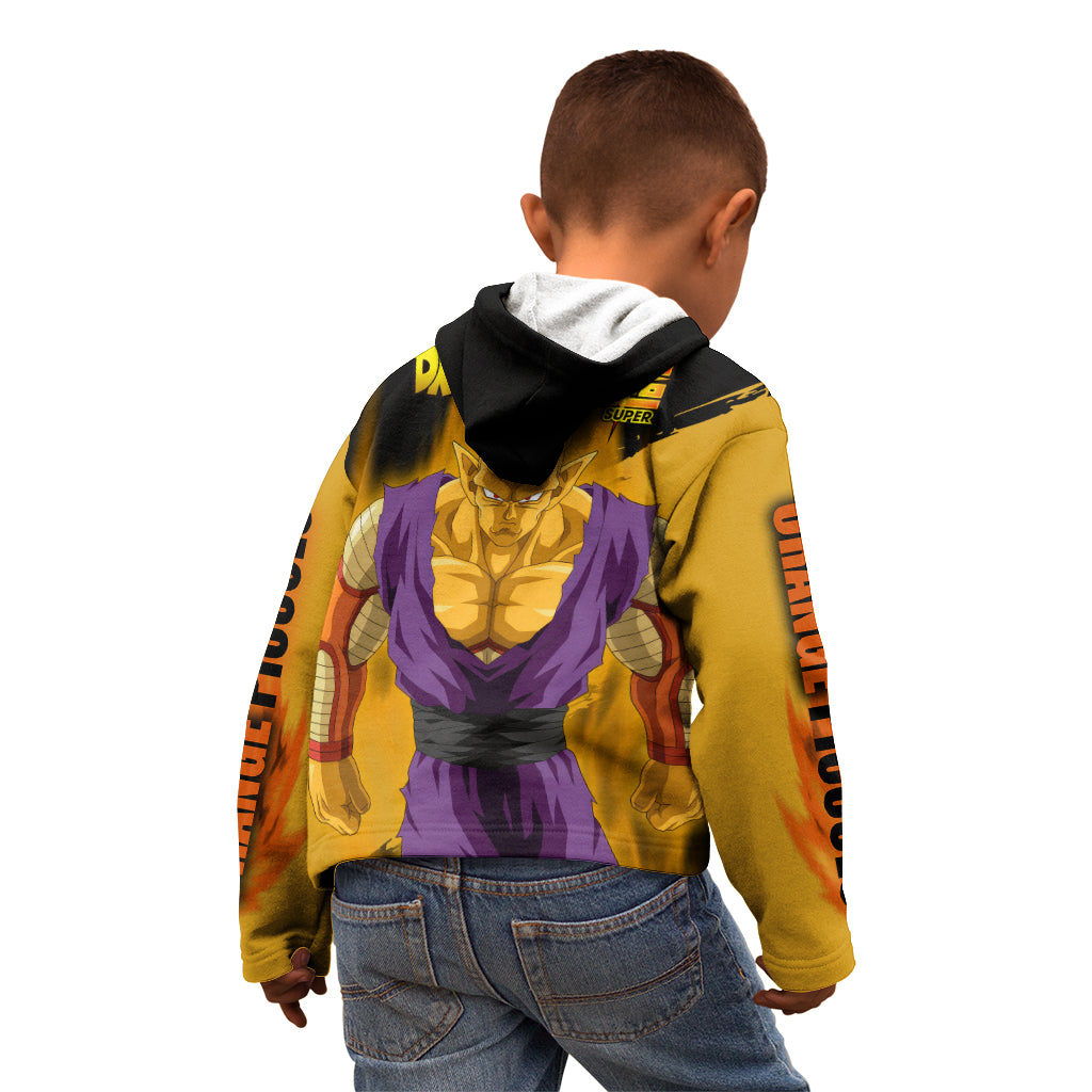 Orange Piccolo Super Anime Kid Hoodie