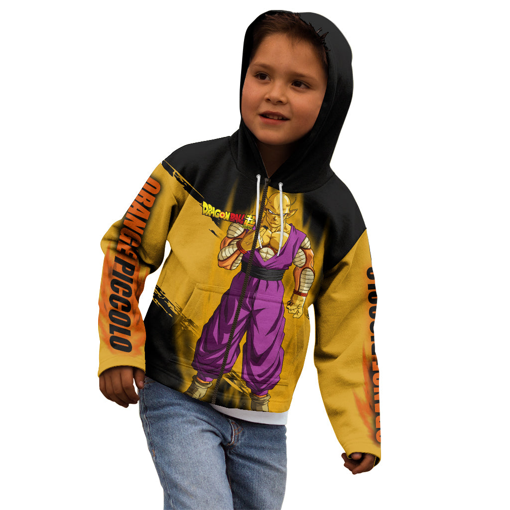 Orange Piccolo Super Anime Kid Hoodie