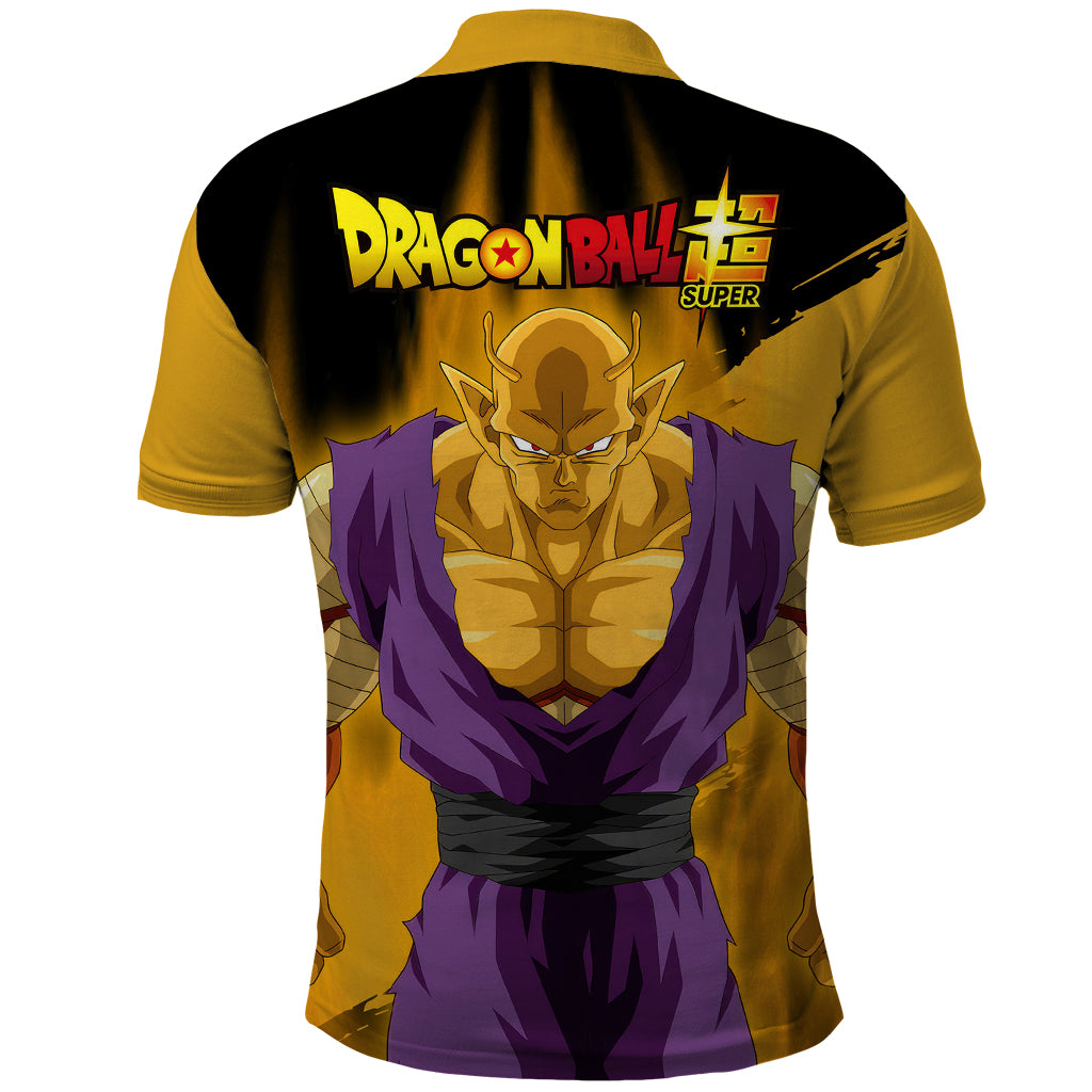 Orange Piccolo Super Anime Polo Shirt