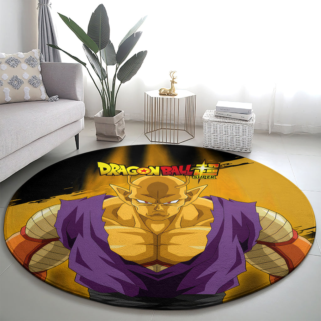 Orange Piccolo Super Anime Round Carpet