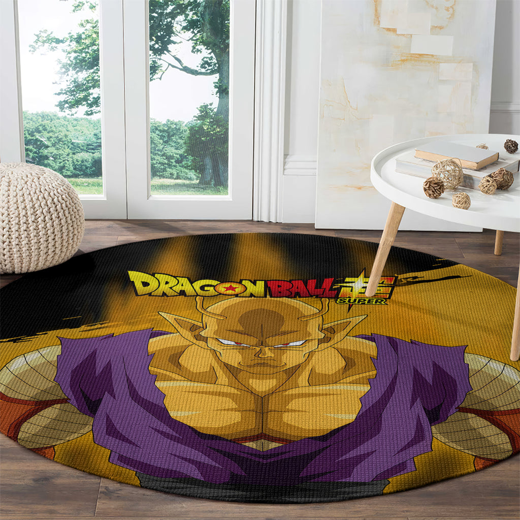 Orange Piccolo Super Anime Round Carpet