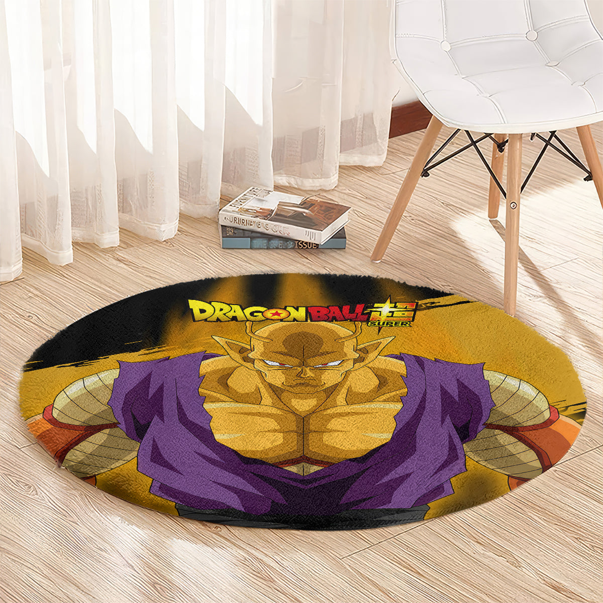 Orange Piccolo Super Anime Round Carpet