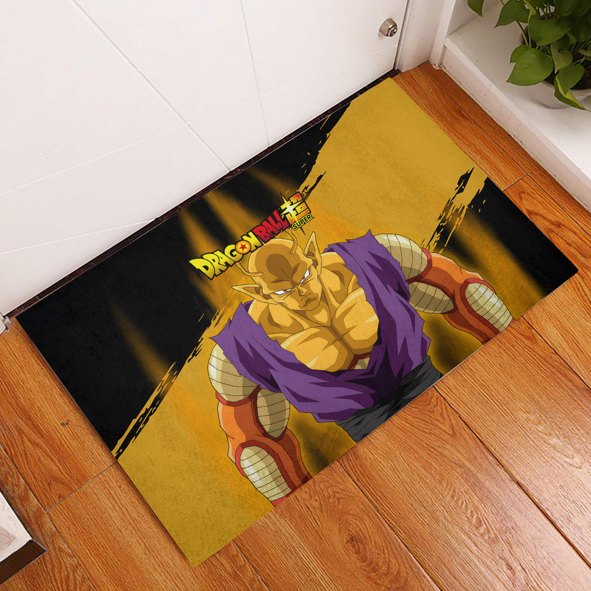 Orange Piccolo Super Anime Rubber Doormat