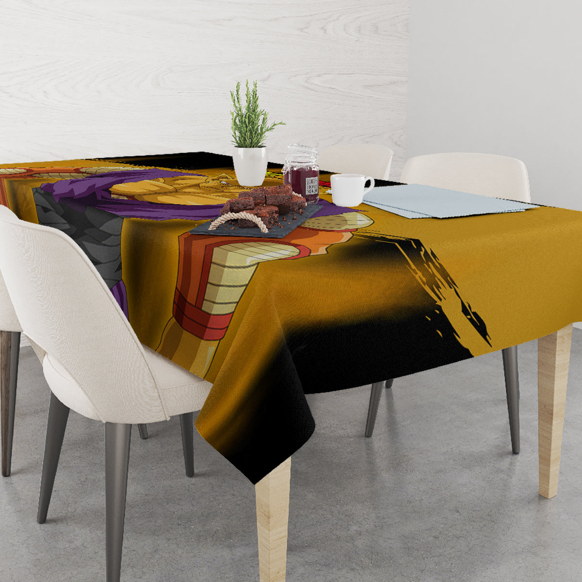 Orange Piccolo Super Anime Tablecloth