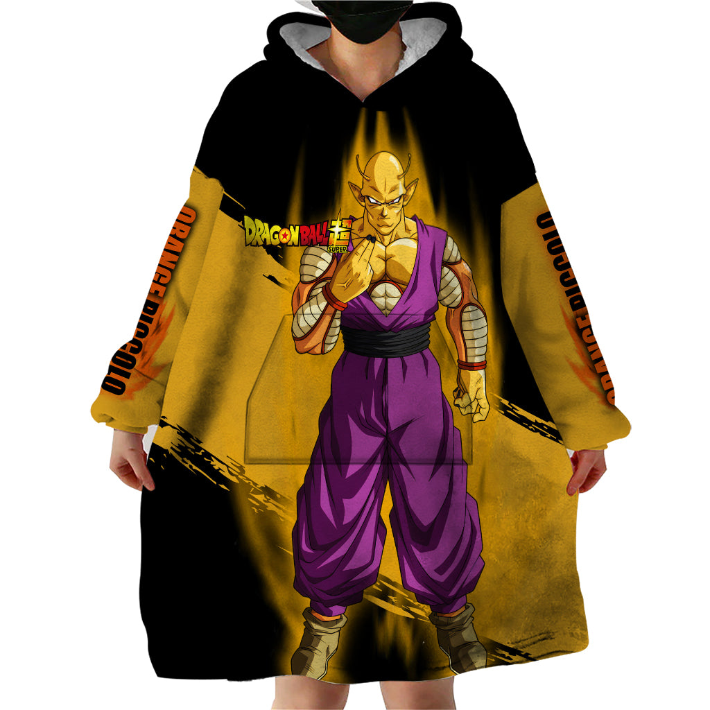 Orange Piccolo Super Anime Wearable Blanket Hoodie