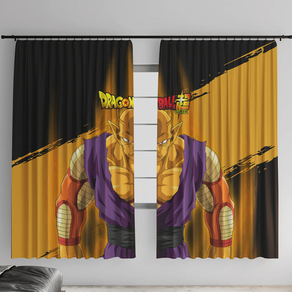 Orange Piccolo Super Anime Window Curtain