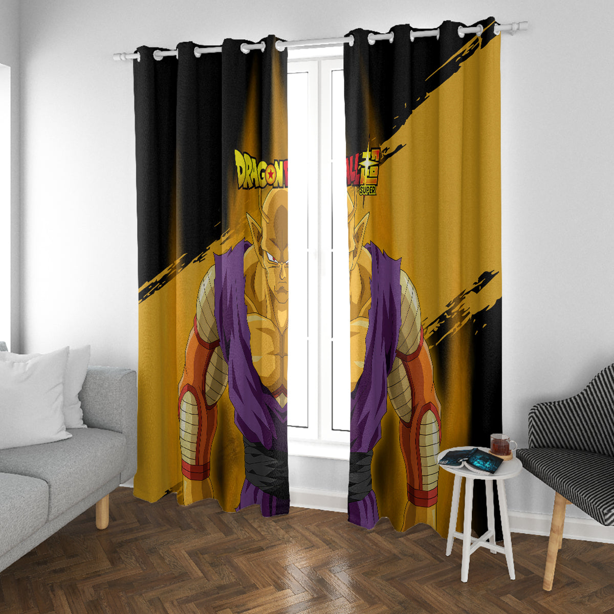 Orange Piccolo Super Anime Window Curtain