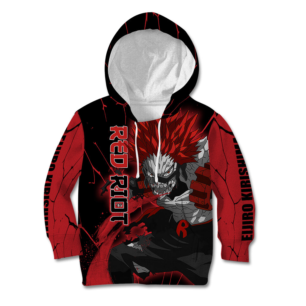 Eijirou KIrishima Red Riot Kid Hoodie