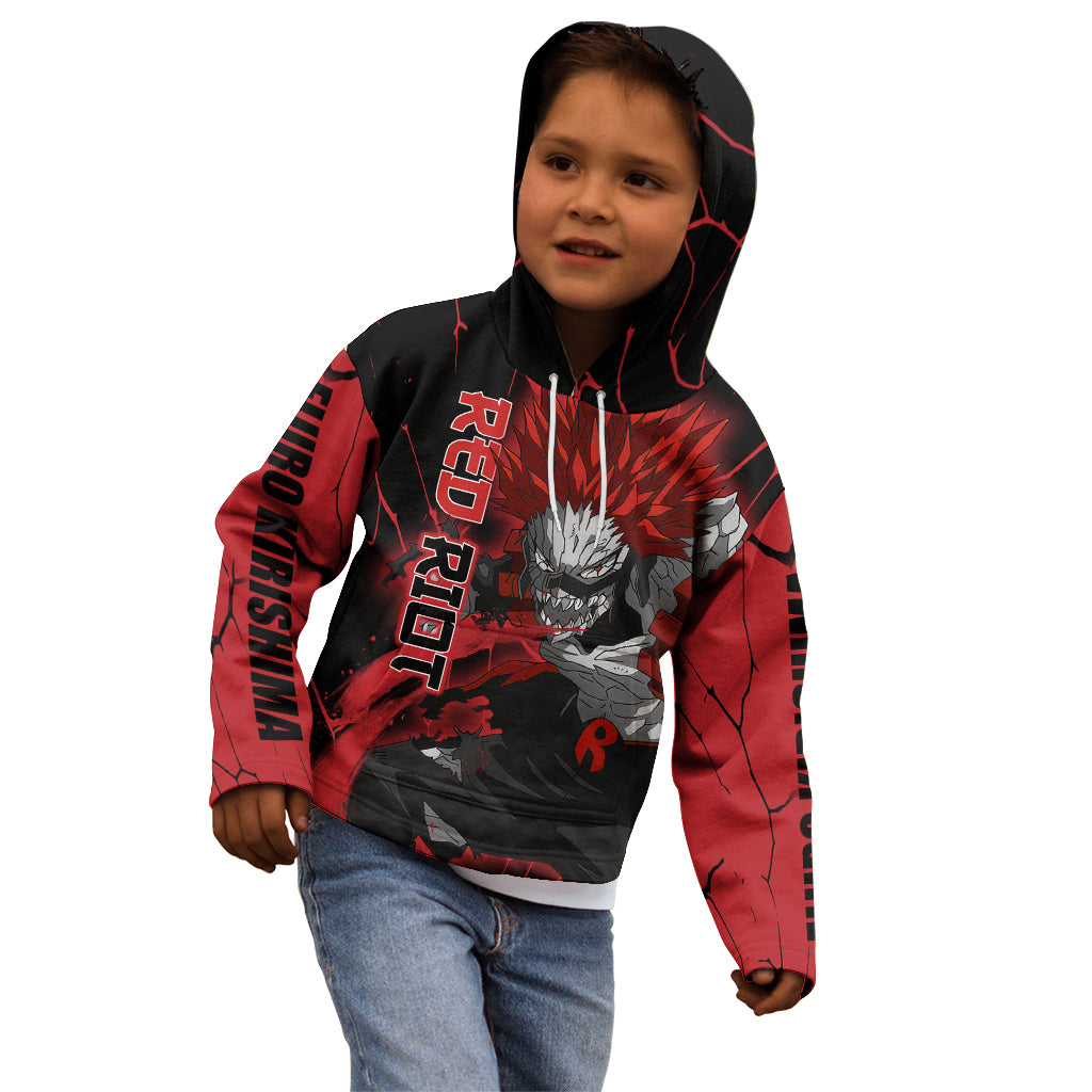 Eijirou KIrishima Red Riot Kid Hoodie