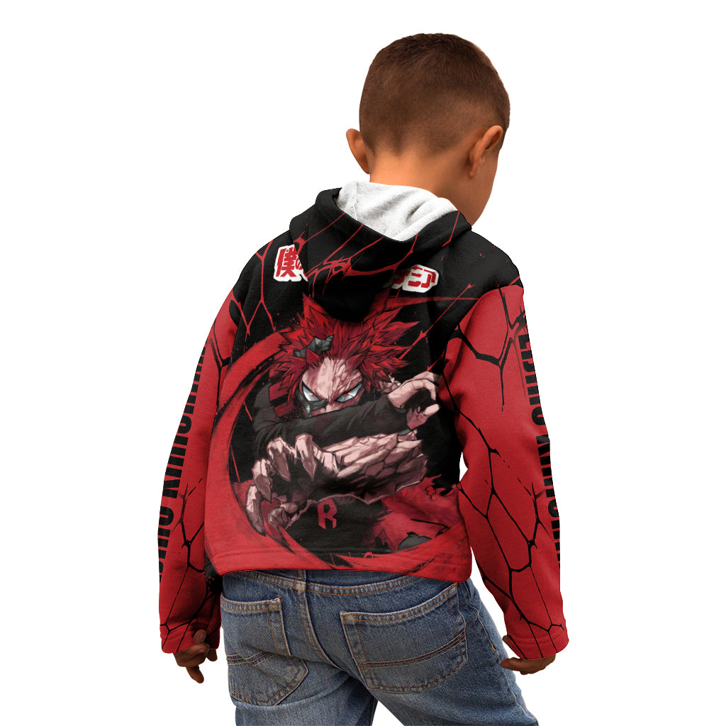 Eijirou KIrishima Red Riot Kid Hoodie
