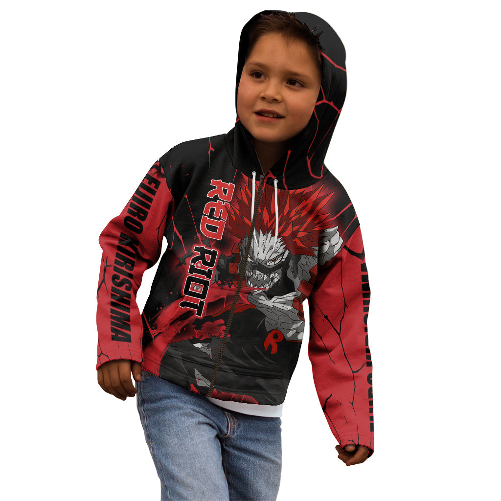 Eijirou KIrishima Red Riot Kid Hoodie