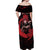 Eijirou KIrishima Red Riot Off Shoulder Maxi Dress