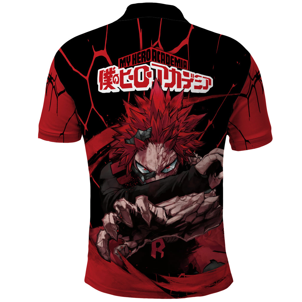 Eijirou KIrishima Red Riot Polo Shirt