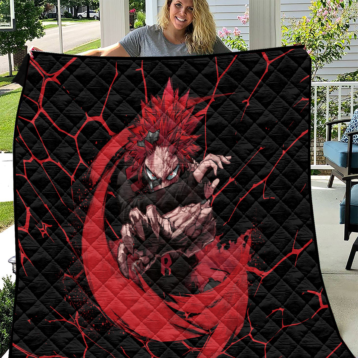 Eijirou KIrishima Red Riot Quilt