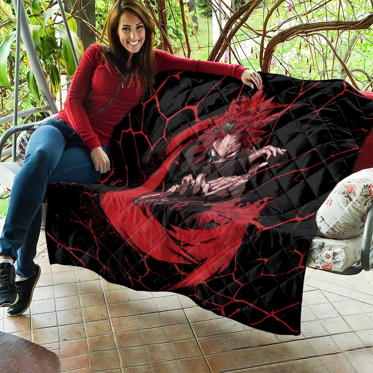 Eijirou KIrishima Red Riot Quilt