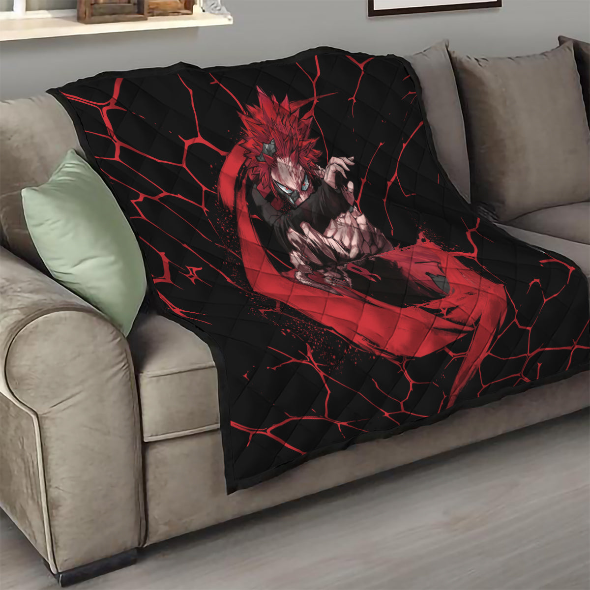 Eijirou KIrishima Red Riot Quilt
