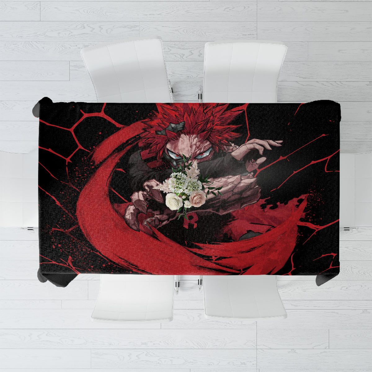Eijirou KIrishima Red Riot Tablecloth