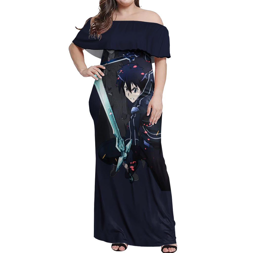 Kirito Off Shoulder Maxi Dress