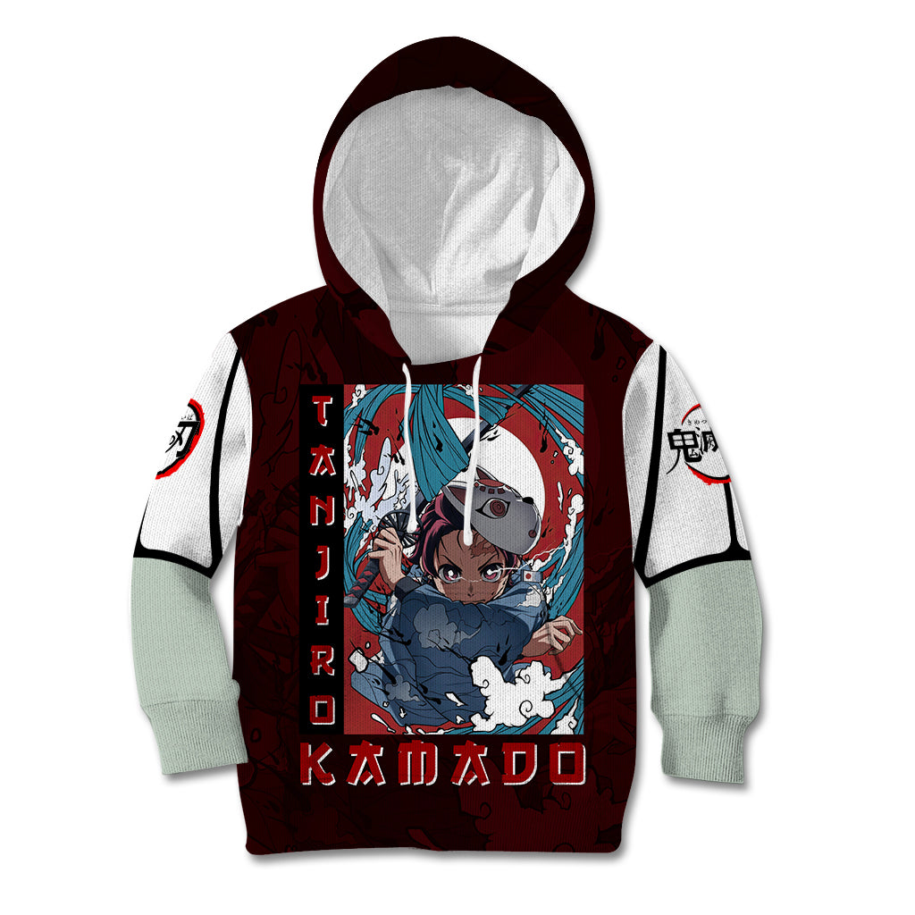 Tanjiro Kamado - Raising Sun Anime Kid Hoodie