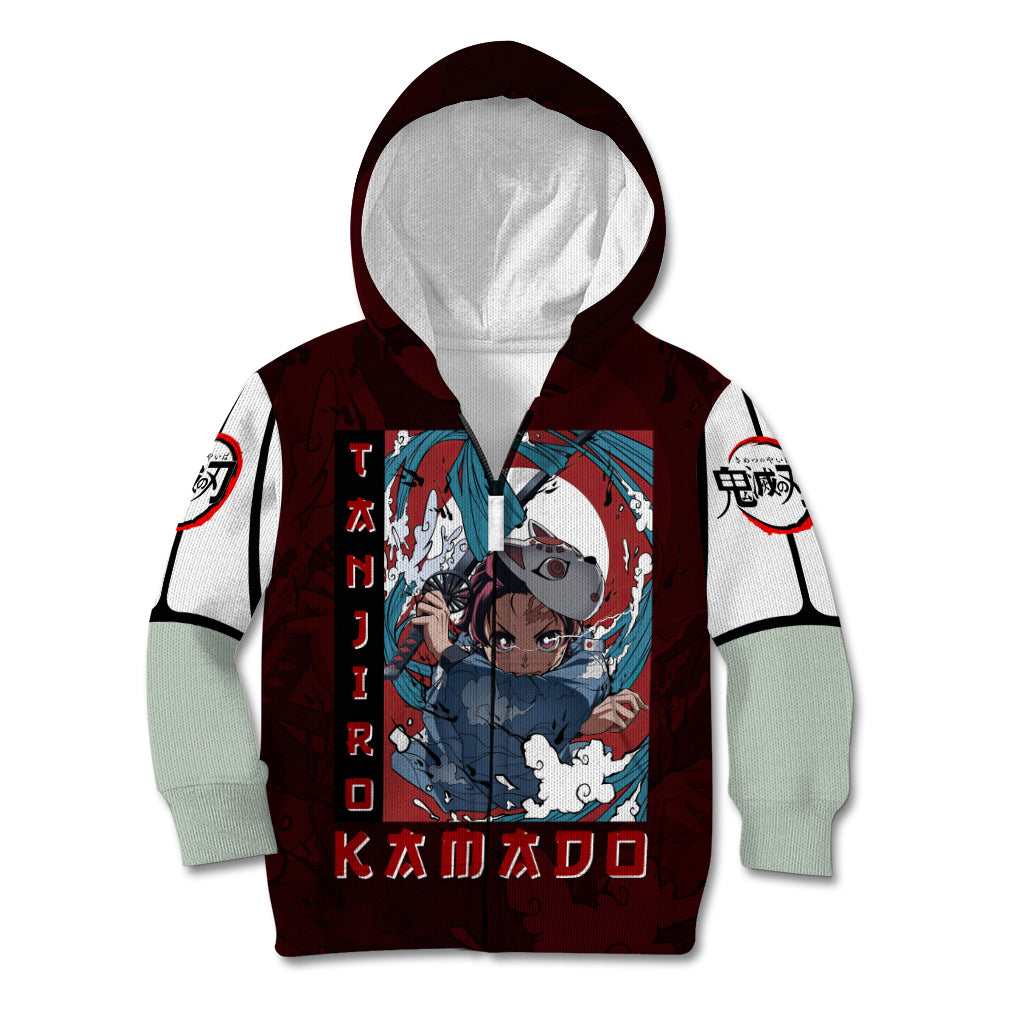 Tanjiro Kamado - Raising Sun Anime Kid Hoodie