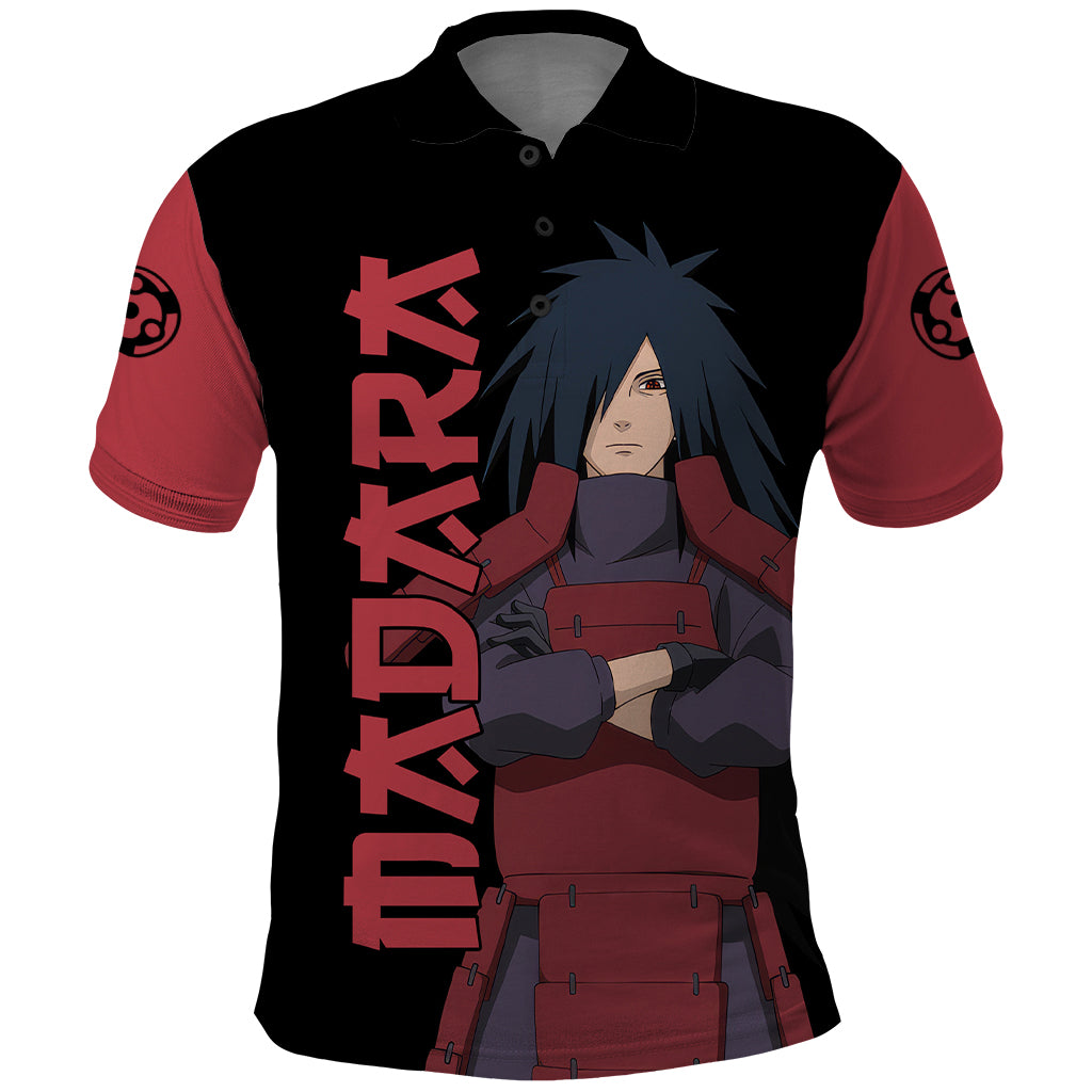 Uchiha Madara Sharingan Eyes Polo Shirt Naruto