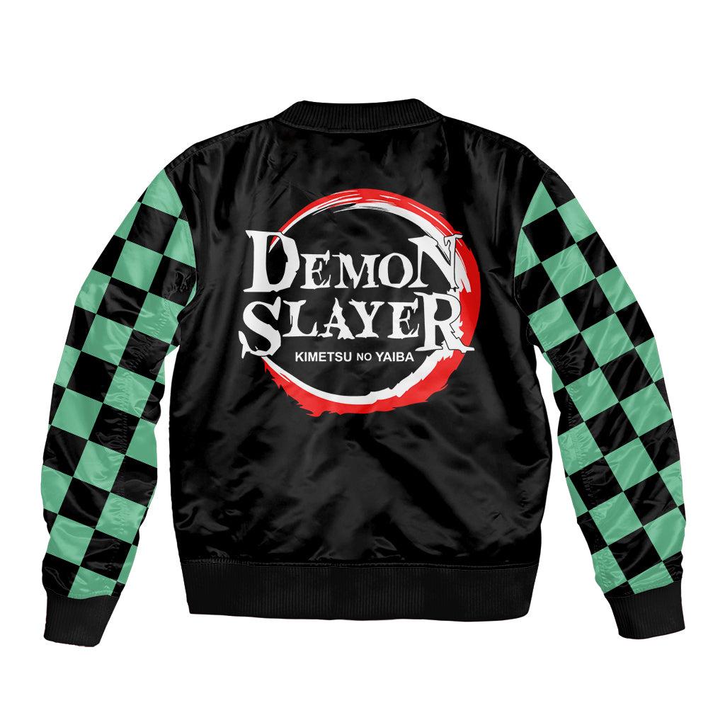 Tanjiro Sumiko Demon Slayer Bomber Jacket Funny Face