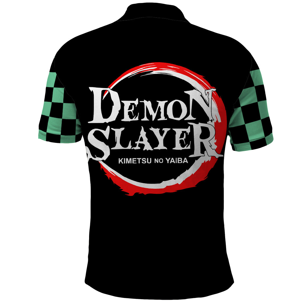 Tanjiro Sumiko Demon Slayer Polo Shirt Funny Face