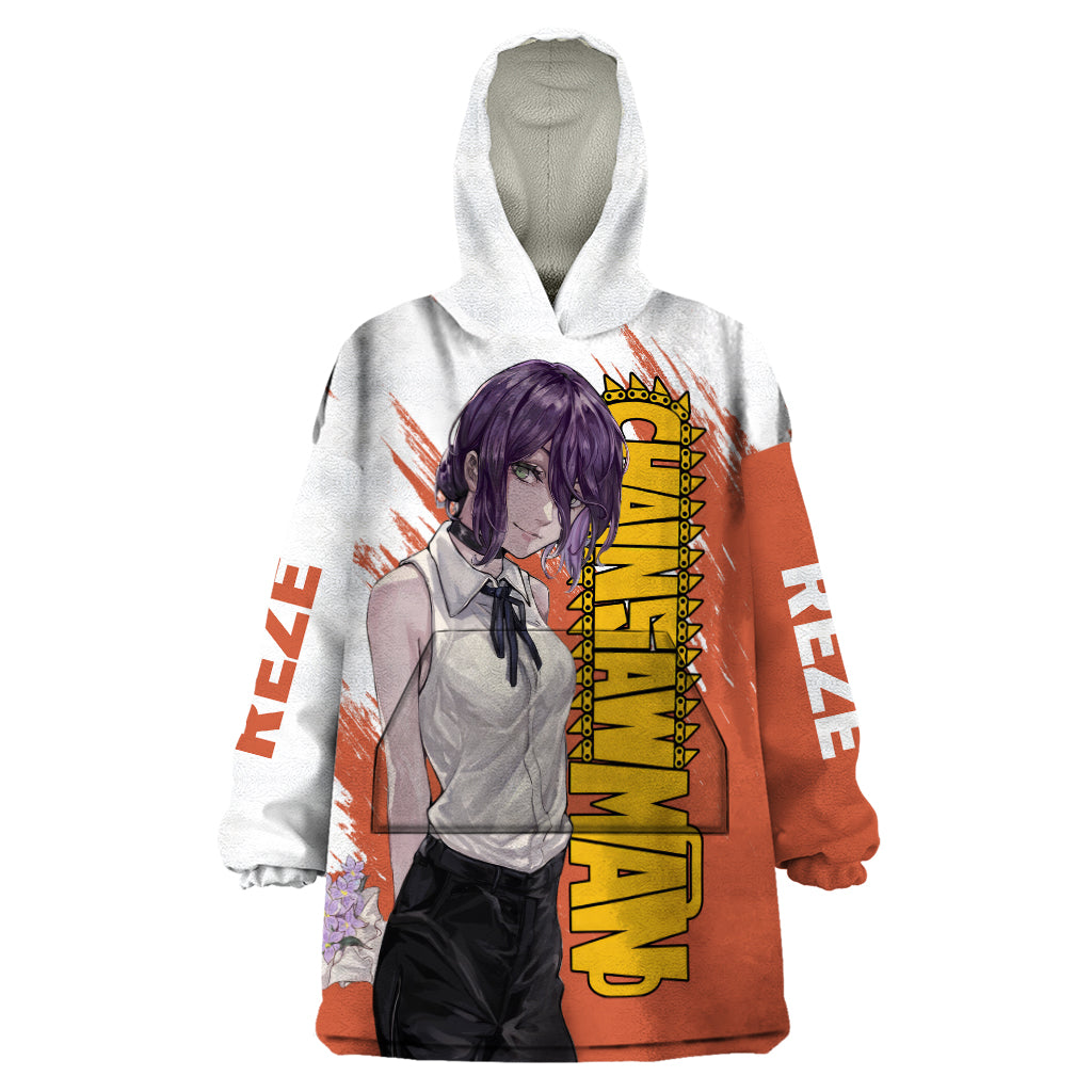 Reze Wearable Blanket Hoodie Chainsaw Man