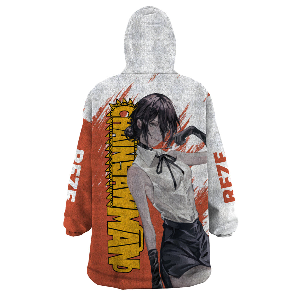 Reze Wearable Blanket Hoodie Chainsaw Man
