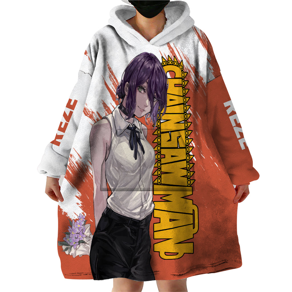 Reze Wearable Blanket Hoodie Chainsaw Man