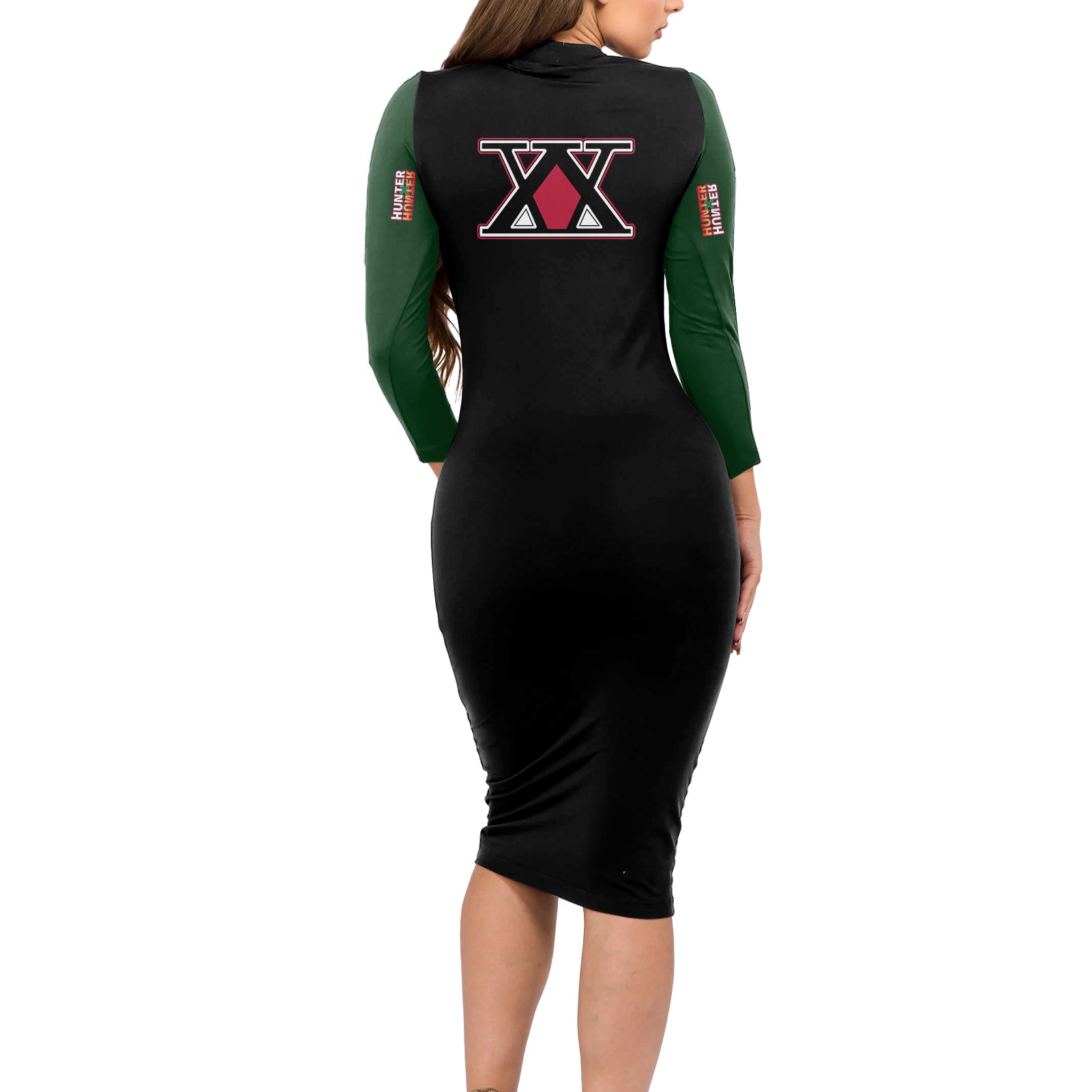 Meruem Hunter X Hunter Long Sleeve Bodycon Dress Anime Style