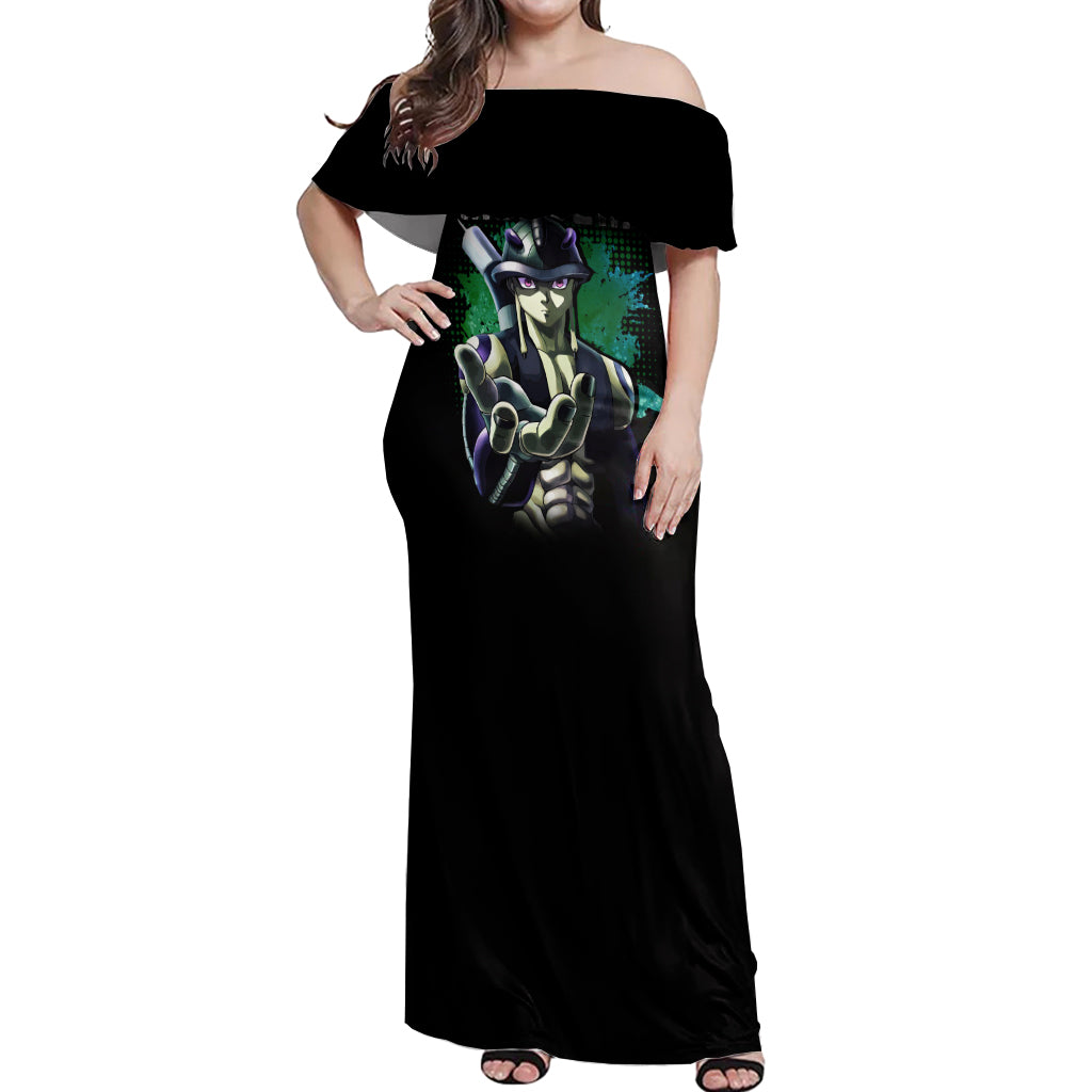 Meruem Hunter X Hunter Off Shoulder Maxi Dress Anime Style