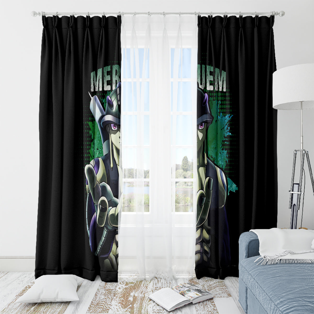 Meruem Hunter X Hunter Window Curtain Anime Style