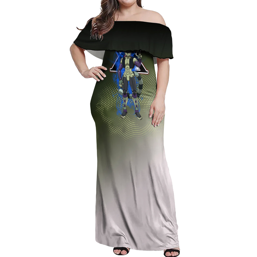 Meruem Hunter X Hunter Off Shoulder Maxi Dress Anime Style