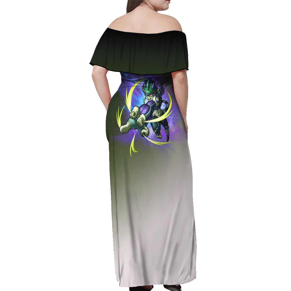 Meruem Hunter X Hunter Off Shoulder Maxi Dress Anime Style