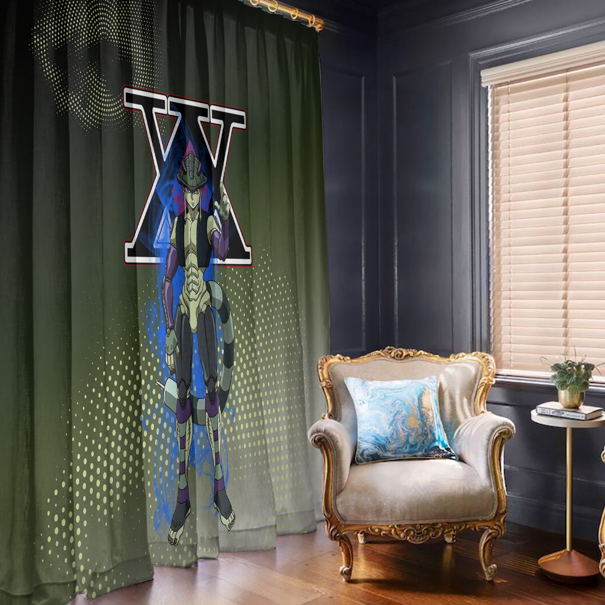 Meruem Hunter X Hunter Window Curtain Anime Style