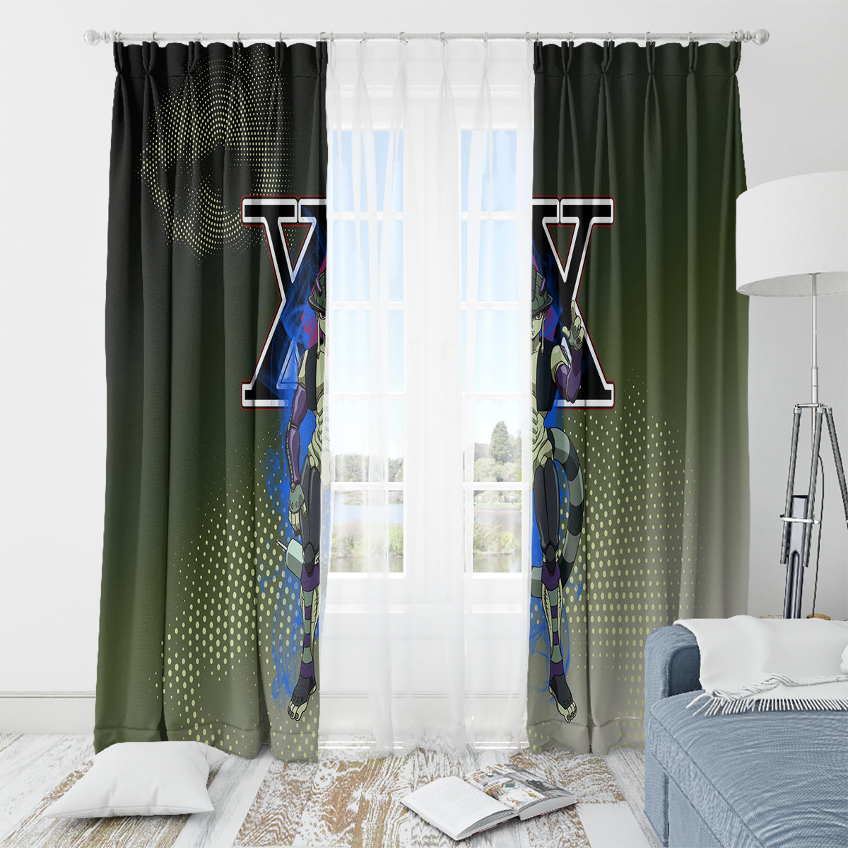 Meruem Hunter X Hunter Window Curtain Anime Style