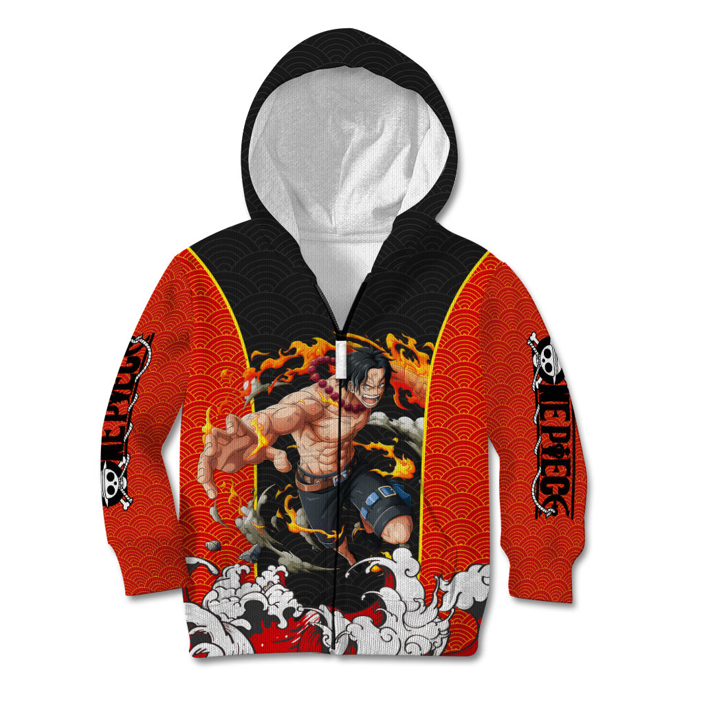 Portgas D.Ace - One Piece Kid Hoodie Anime Japan Style