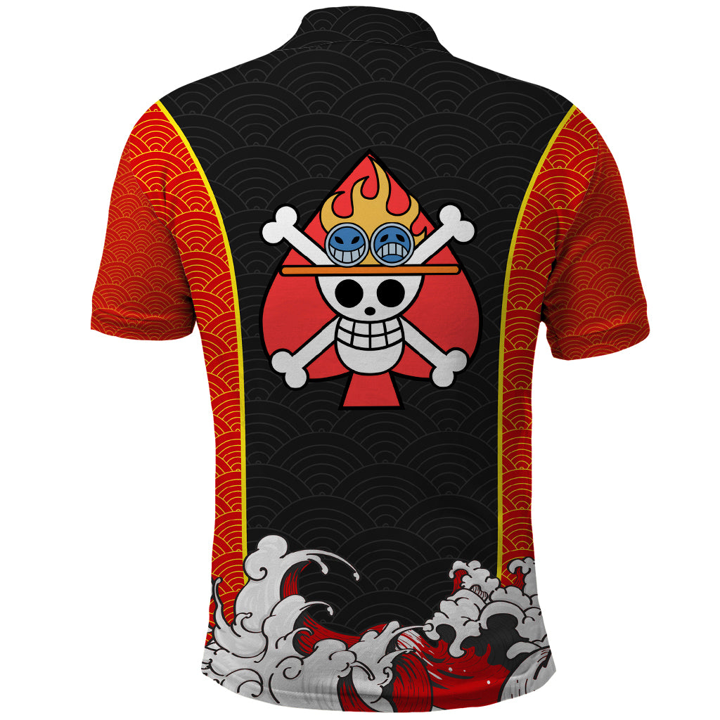 Portgas D.Ace - One Piece Polo Shirt Anime Japan Style