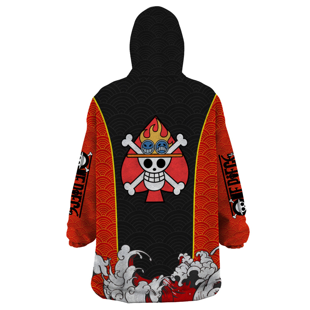 Portgas D.Ace - One Piece Wearable Blanket Hoodie Anime Japan Style