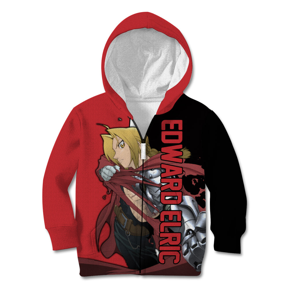 Elric Edward - Fullmetal Alchemist Kid Hoodie Anime Style