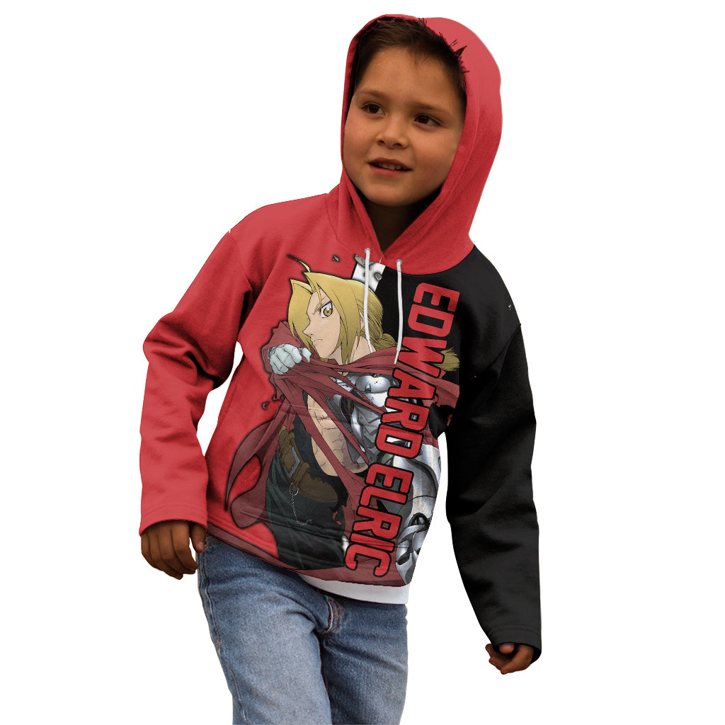 Elric Edward - Fullmetal Alchemist Kid Hoodie Anime Style