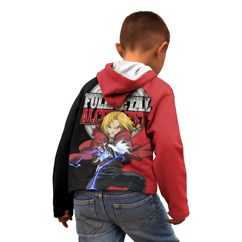 Elric Edward - Fullmetal Alchemist Kid Hoodie Anime Style